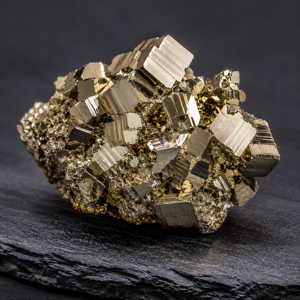 Raw Natural Golden Pyrite Money Magnet Cluster (Grade AAA) — Premium Authentic Specimen