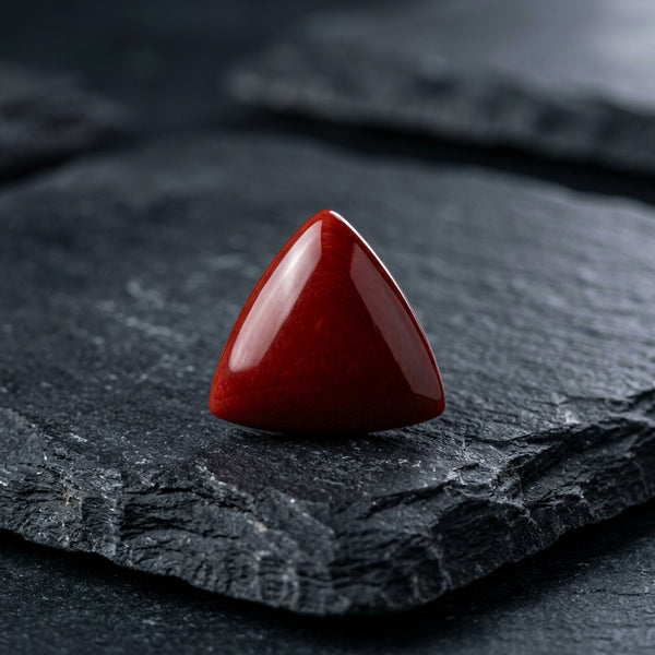 Natural Italian Red Coral (Moonga) — Certified 5.80 Carat — Premium Authentic Specimen