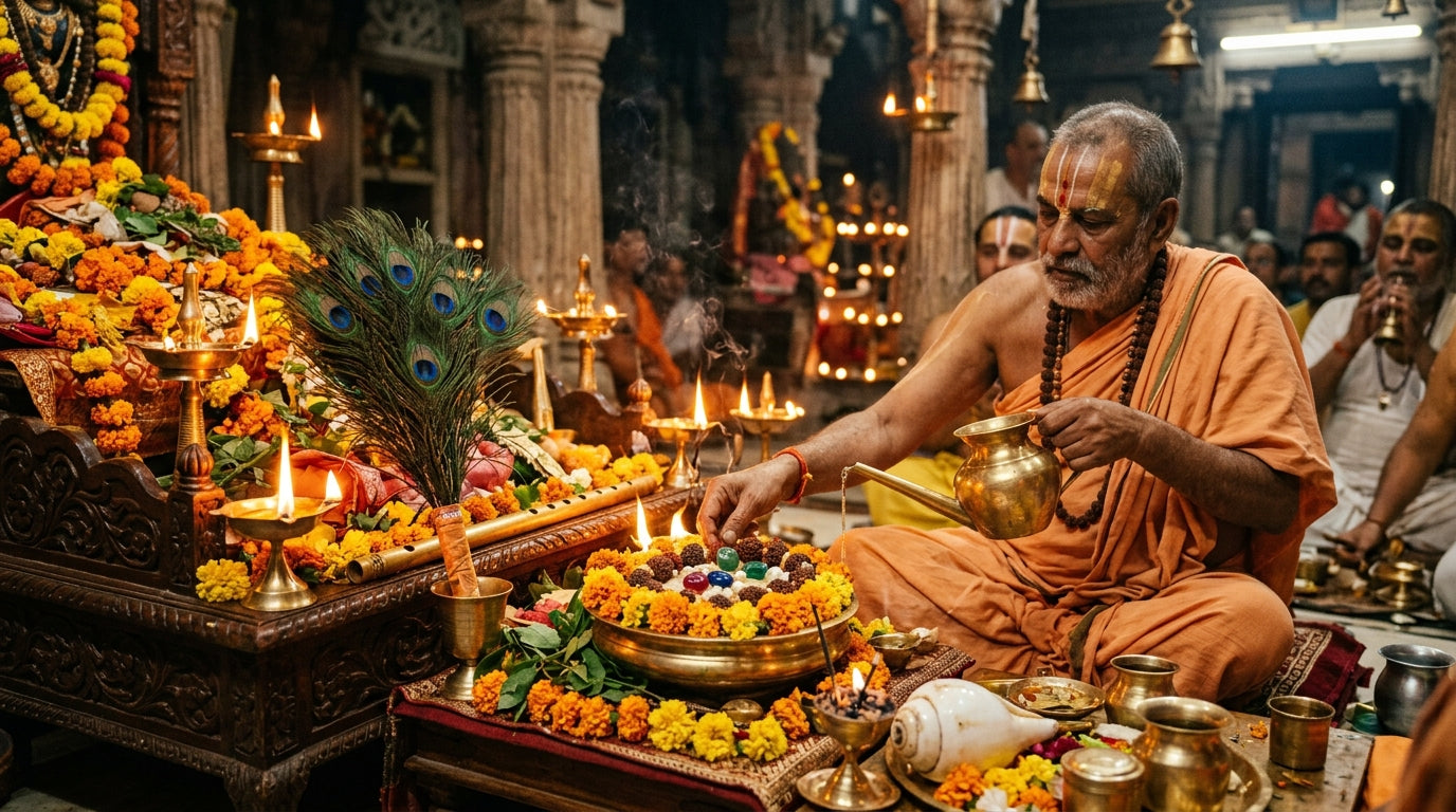 Sacred Vedic Puja in Vrindavan Dham